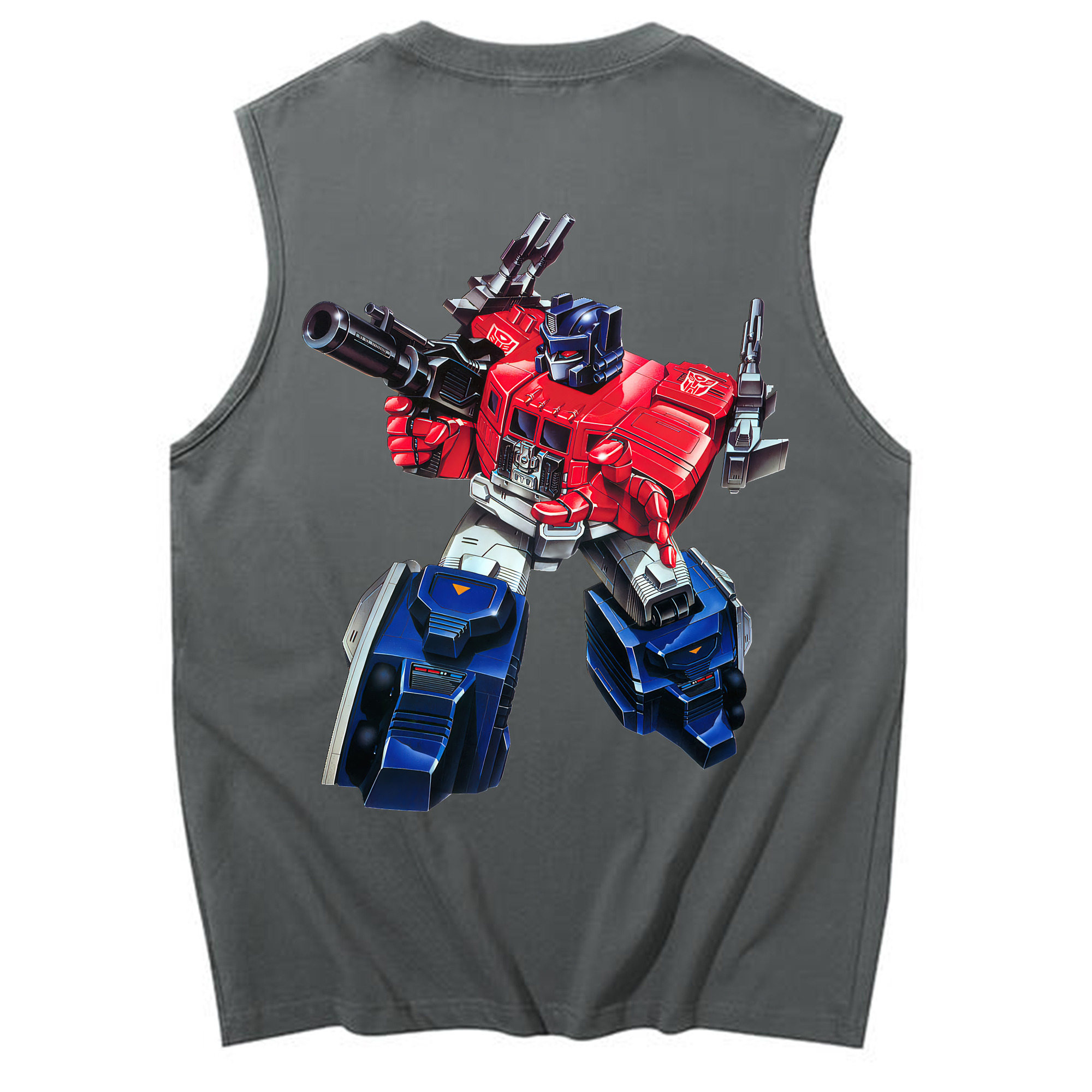 （画像用） Transformers トランスフォーマー コットン100％タンクトップ（背面プリント）